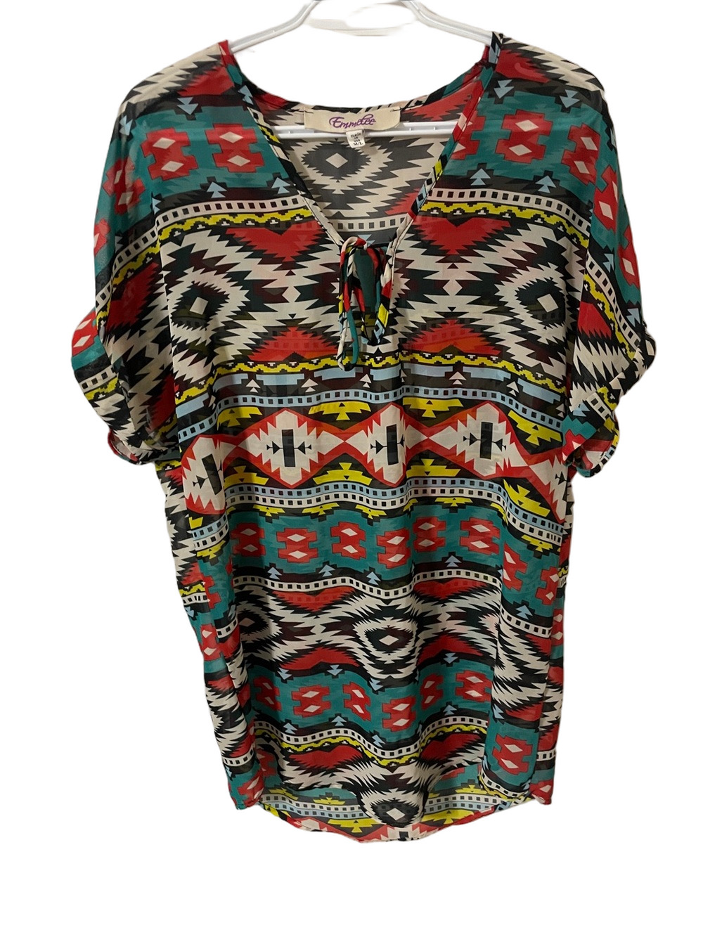 Emilee Southwestern Print Tunic Size M/L
